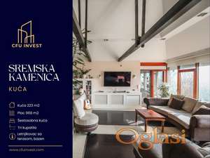 Luksuzna kuća sa bazenom i panoramskim pogledom – Sremska Kamenica